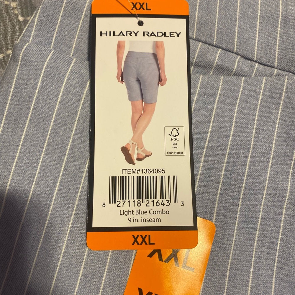 Nwt Hilary Easley bermuda women’s shorts